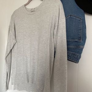 Poof Apparel Ivory Ultra Soft Long sleeve Large